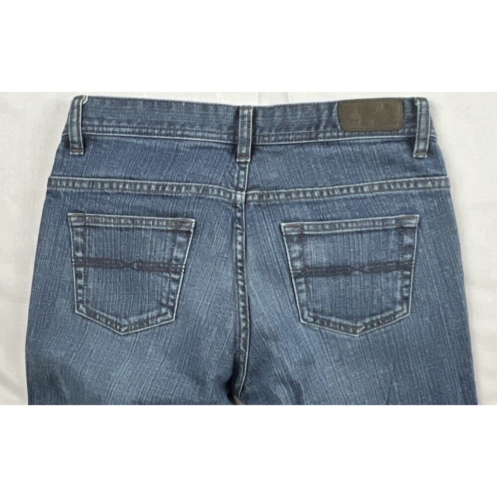X2 Denim Laboratory Jeans W10 Flare Distressed Size 4 Long - Picture 9 of 9